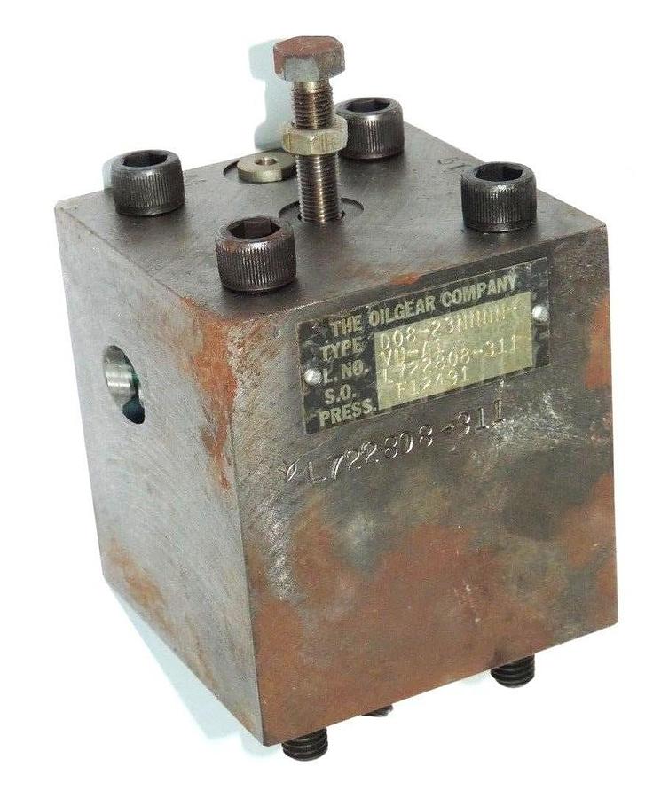 Used NEW OILGEAR COMPANY D08-23NNNN-VU-A1 CYLINDER BLOCK, L NO. L72280-311