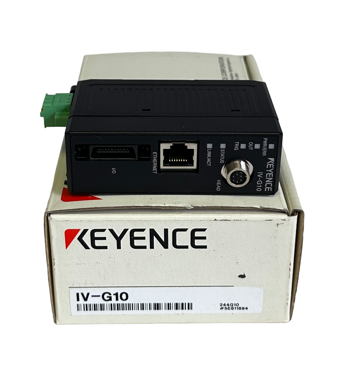 Used NEW KEYENCE IV-G10 / IVG10 SENSOR AMPLIFIER EtherNet 24Vdc 1.8A CLASS 2 50mA