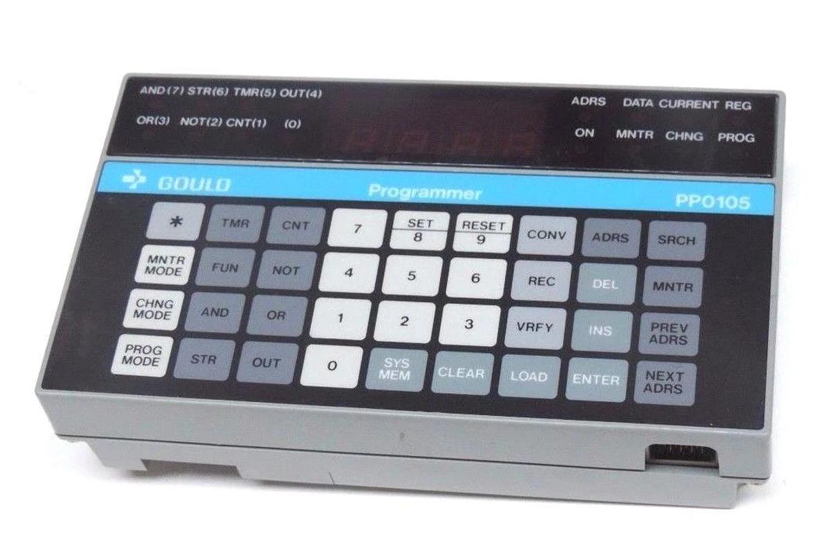 Used GOULD PP-0105-100 PROGRAMMER PP0105100, REV. A, PP0105
