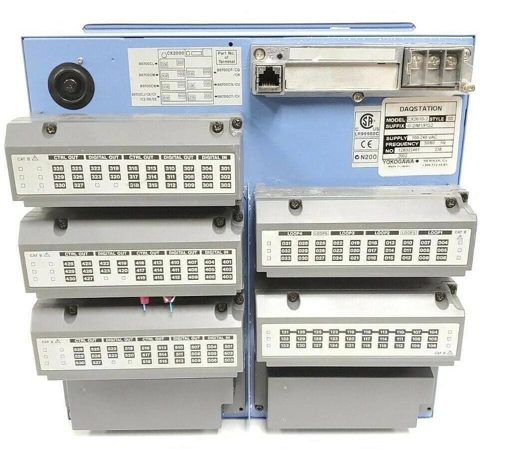 Used YOKOGAWA CX2610-2-0-2/M1/PG2 DAQSTATION STYLE: S3 B8700CL B8700CM B8700CN