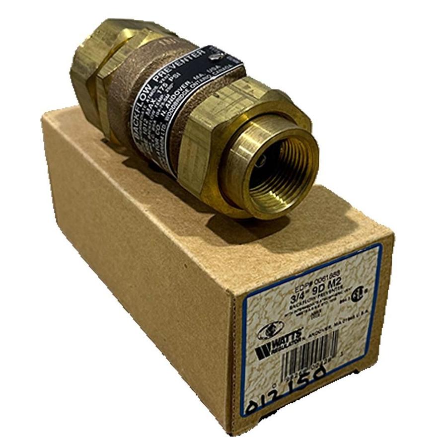 Used NEW WATTS 0061888 3/4'' 9D M2 BACKFLOW PREVENTER DUAL CHECK VALVE