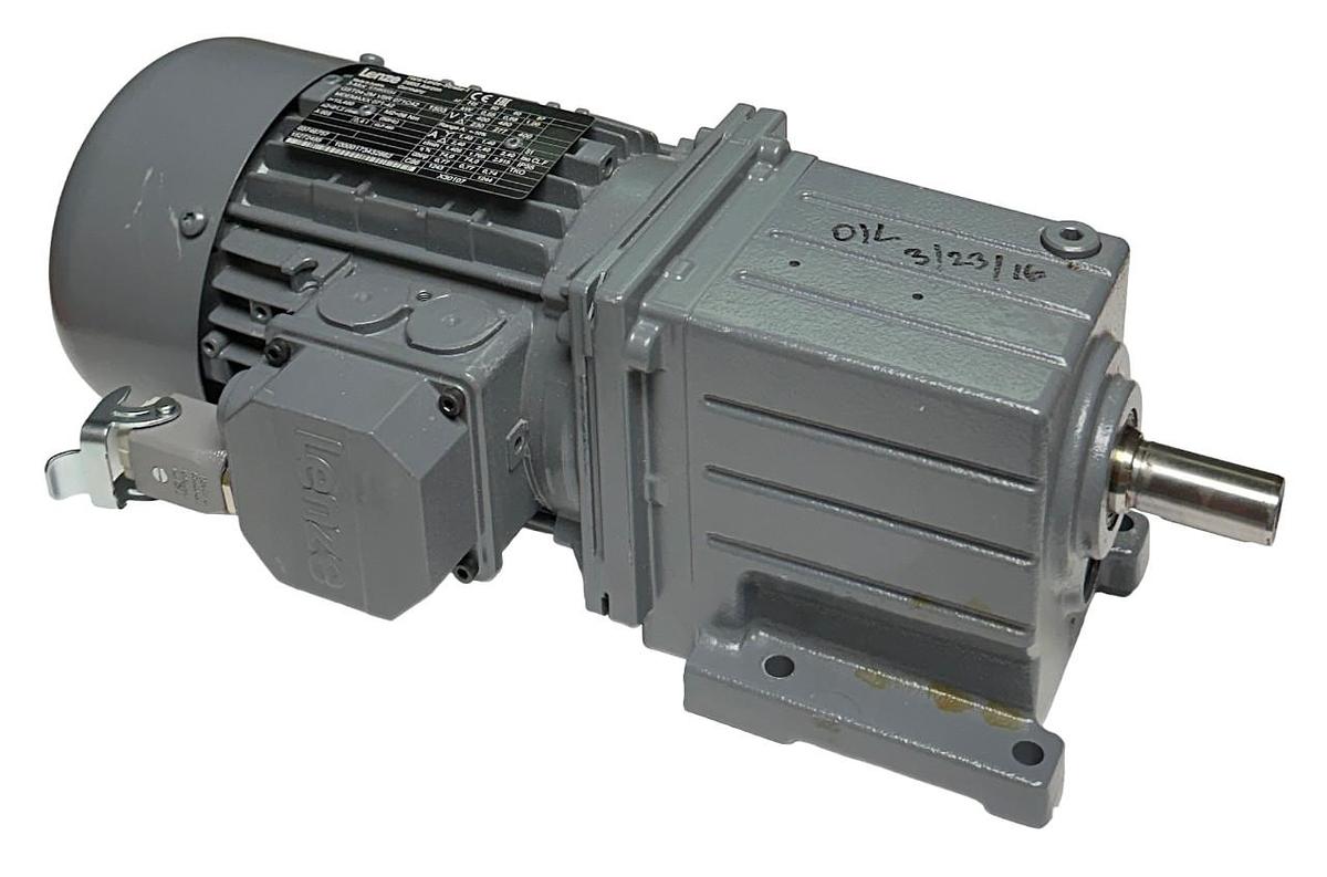 Used LENZE GST04-2M VBR 071C42 / MDEMAXX 071-42 / 15272455 HELICAL GEAR MOTOR USNP