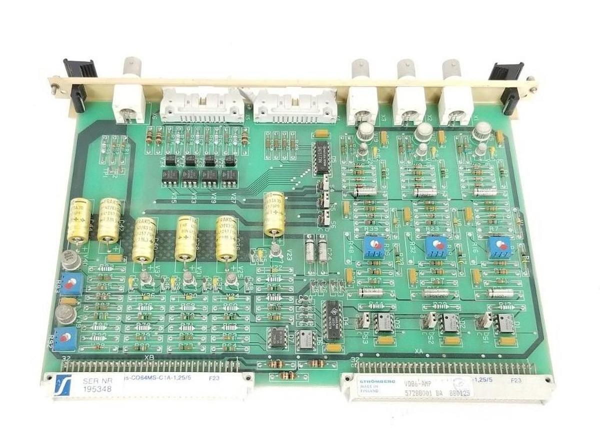 Used ABB / STROMBERG VD86-AMP VIDEO AMPLIFIER BOARD 57288001 5760958-3C VD86AMP