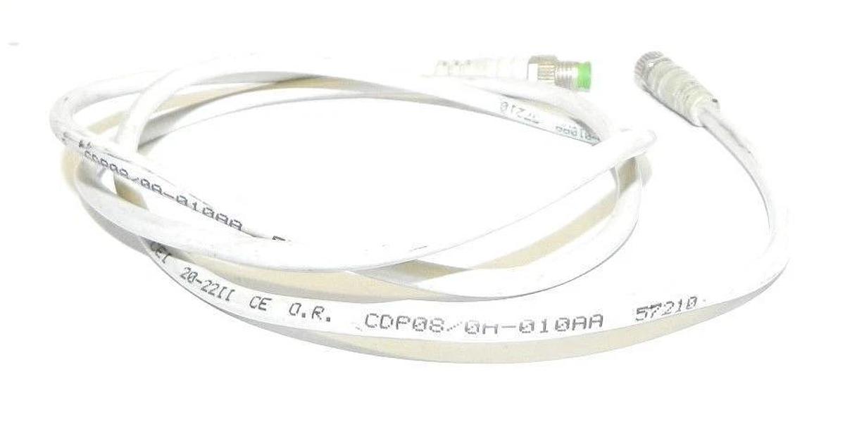 Used LOT OF 4, AUTOMATION DIRECT CDP08-0A-010-AA PATCH CHORD, CDP080A010AA