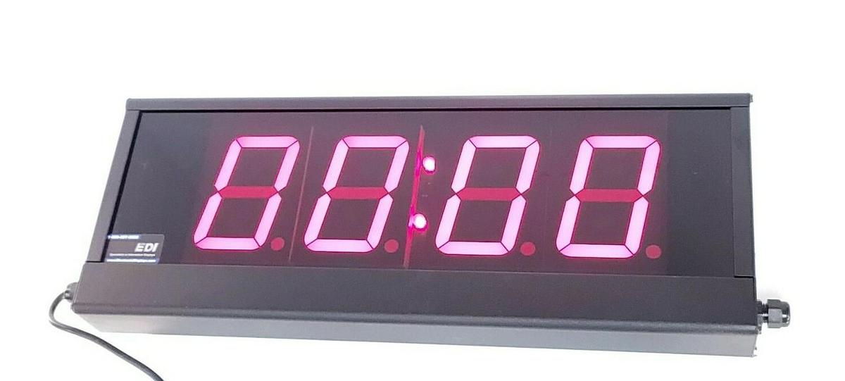 Used NEW EDI ED406-102-4D-N1 UP COUNT W/RESET OR TIMER W/RESET 120VAC 60HZ 0.1A
