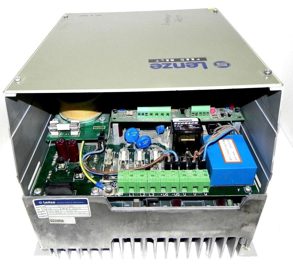 Used LENZE AC=760 DRIVE TYP. 764 US ART.-NR. 332073 KOMM. NR. 8/7127/1586