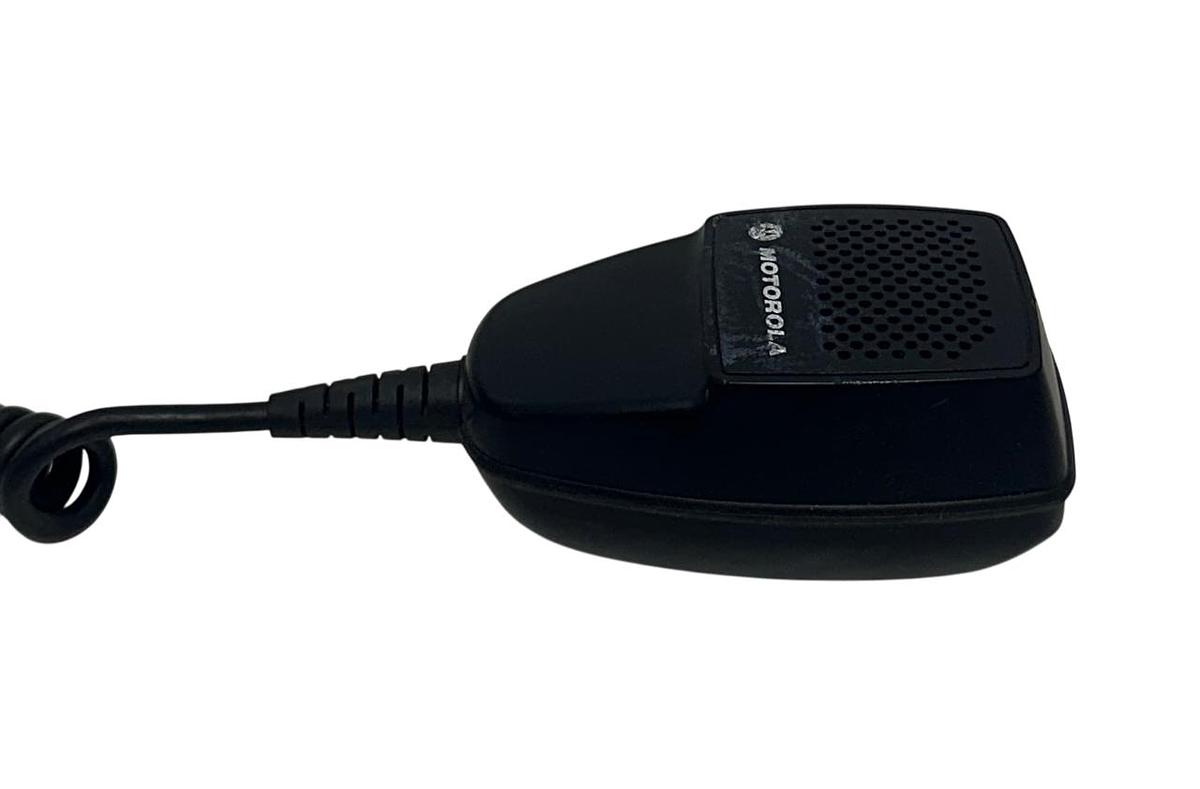 Used MOTOROLA PMMN4090A COMPACT WALKIE TALKIE / PALM MICROPHONE OEM BLACK USNP