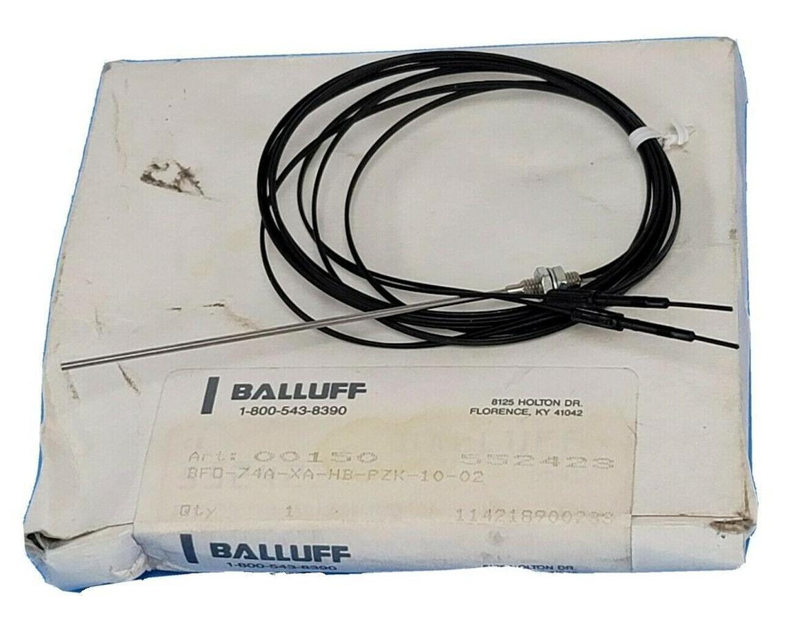 Used NIB BALLUFF BFO-74A-XA-HB-PZK-10-02 PHOTOELECTRIC SENSOR CABLE ART. 00150