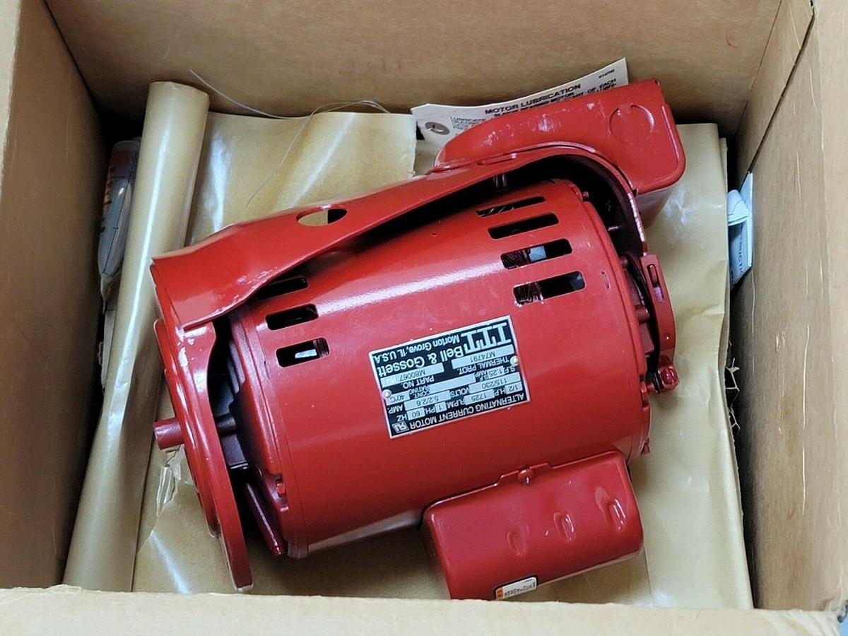 Used NIB BELL & GOSSETT 111044 POWER PACK 1/2, 115/230, 60, 1 ALTERNATING MOTOR