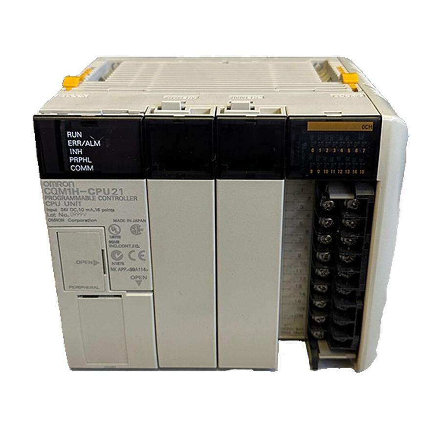 Used OMRON CQM1H-CPU21 / CQM1HCPU21 PROGRAMMABLE CONTROLLER CPU UNIT 24VDC 10mA