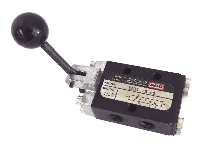 Used NEW ARO 5631-15-02 MANUAL CONTROL VALVE 1/4" NPT, 56311502