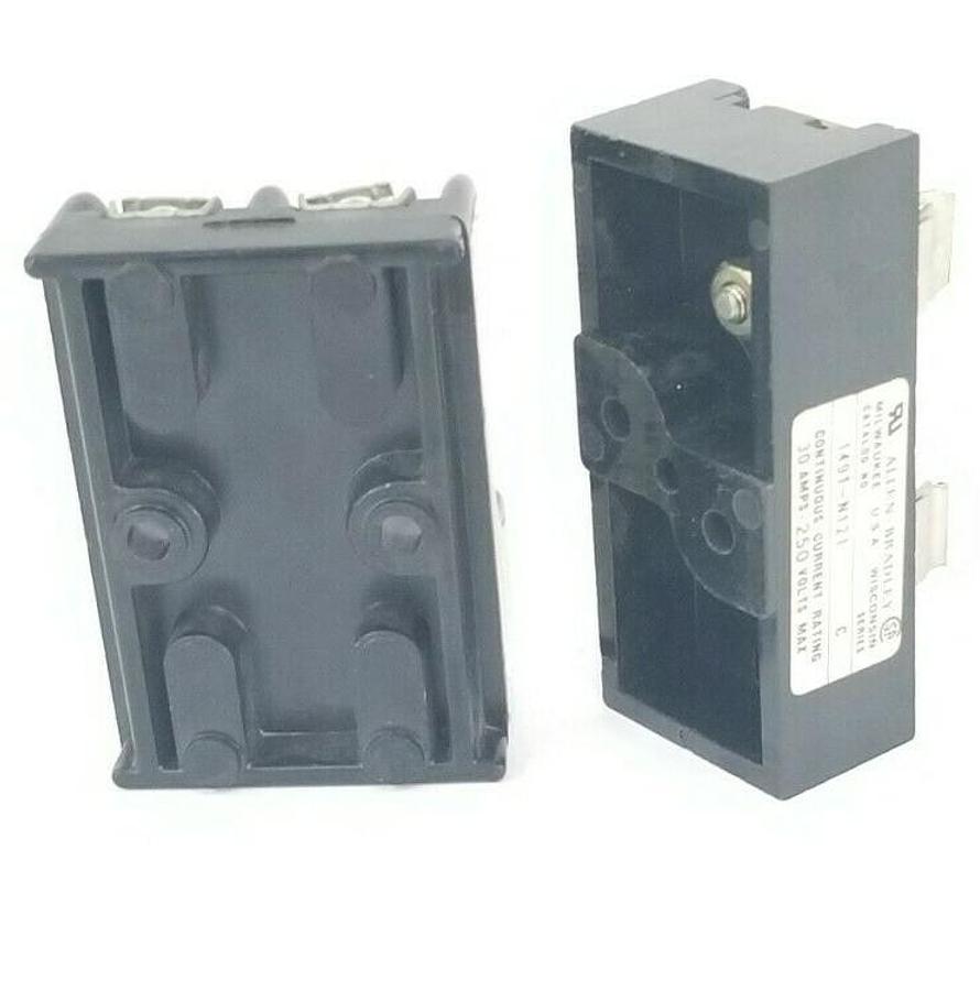 Used ALLEN BRADLEY 1491-N122 SER. A & 1491-N121 SER. C FUSE BLOCKS