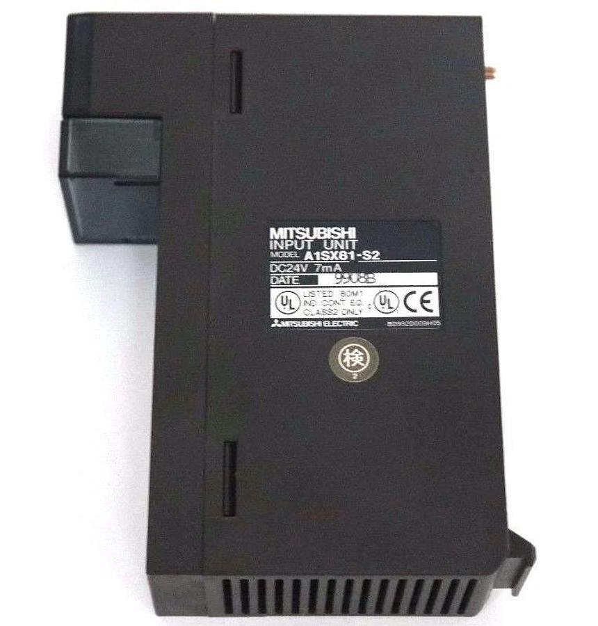 Used MITSUBISHI A1SX81-S2 INPUT MODULE A1SX81S2, DC24V, 7mA