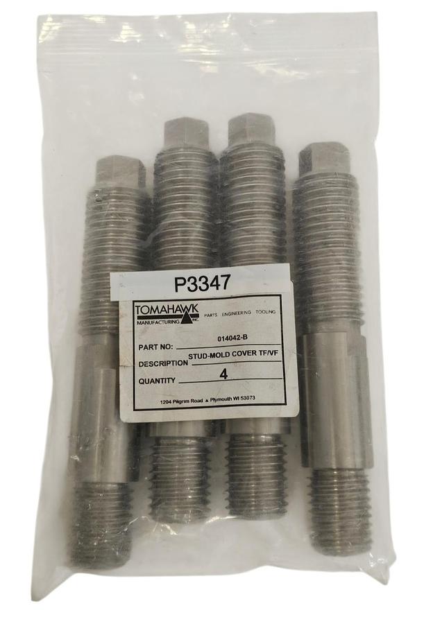 Used LOT OF 4 NEW TOMAHAWK 014042-B STUD-MOLD COVER TF/VF 014042B