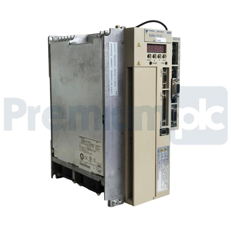 Used YASKAWA SGDH-30DE / SGDH30DE SIGMA II SERVOPACK AMPLIFIER 400V 3kW w/JUSP-NS500