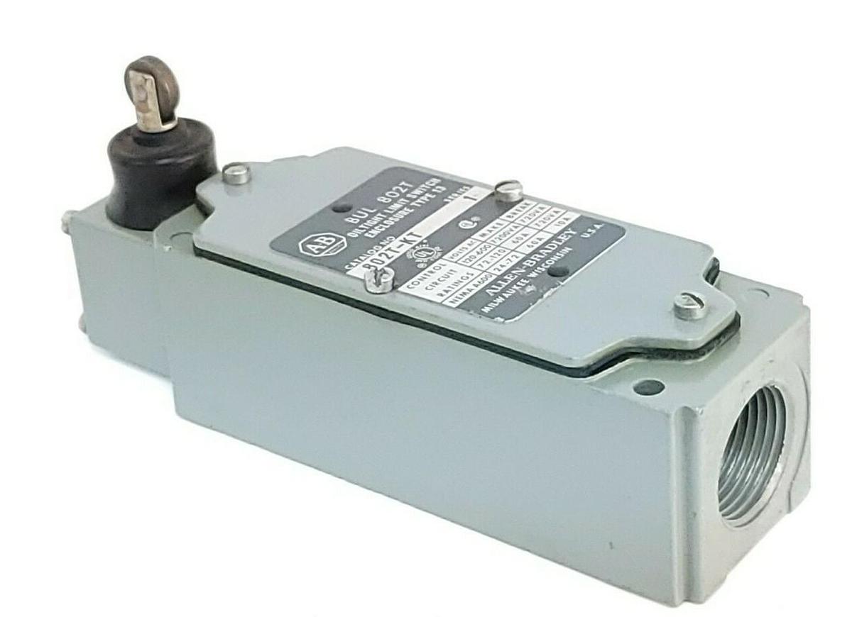 Used NEW ALLEN BRADLEY 802T-KT LIMIT SWITCH SER. 1 W/ Z-21166 OPERATING HEAD