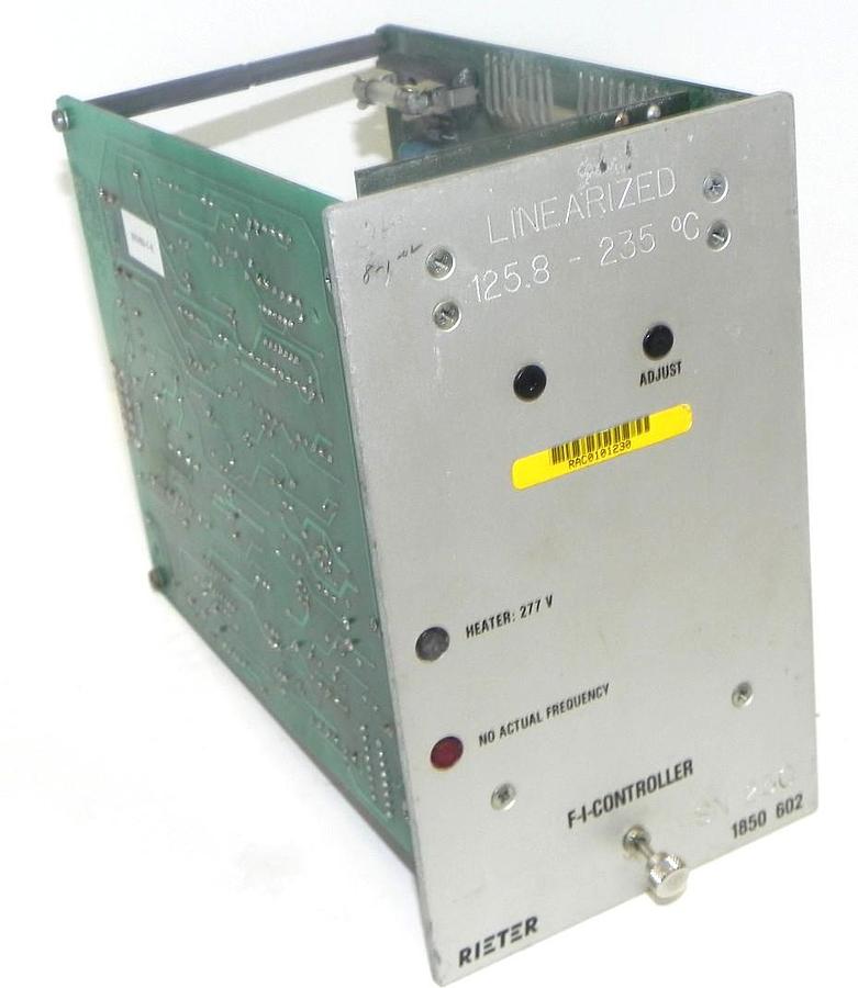 Used RIETER 1850 602 F-I-CONTROLLER 1850602 W/ 1 850 58575, 1 850 601/1, 92002 LH