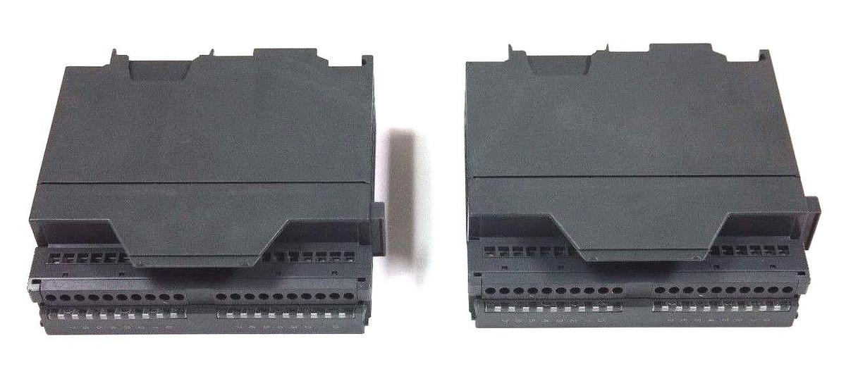 Used LOT OF 2 SIEMENS 6ES7 322-1BH01-0AA0 SIMATIC S7 OUTPUT MODULES 24VDC, .5AMP