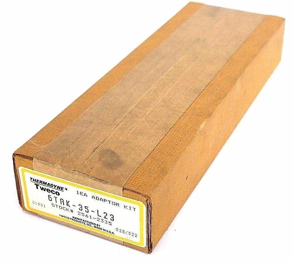 Used FACTORY SEALED TWECO THERMADYNE 6TAK-35-L23 ADAPTER KIT STOCK# 2561-2335