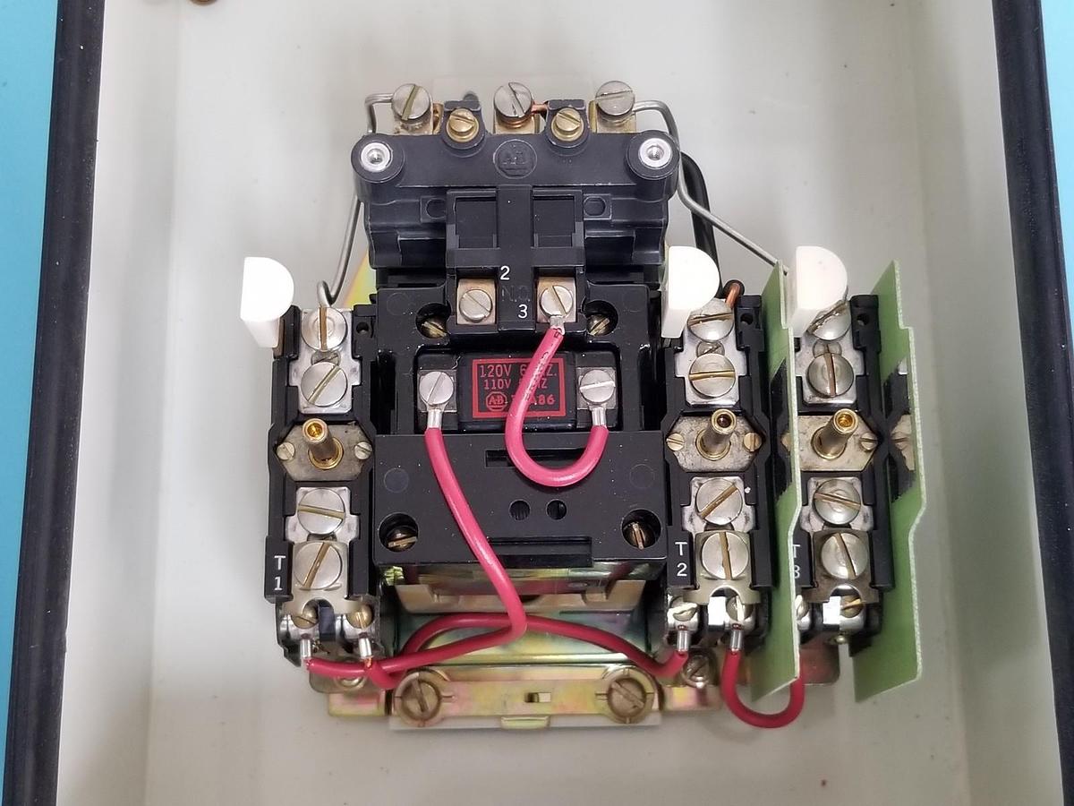 Used NEW ALLEN BRADLEY 709-AJD AUTOMATIC STARTER SER. L 709-A0D103 , 70A86 120V, 60HZ