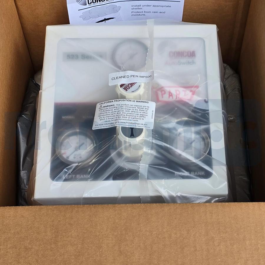 Used CONCOA 523 Series AutoSwitch Gas Switchover Delivery System 5237124-01-590 NEW