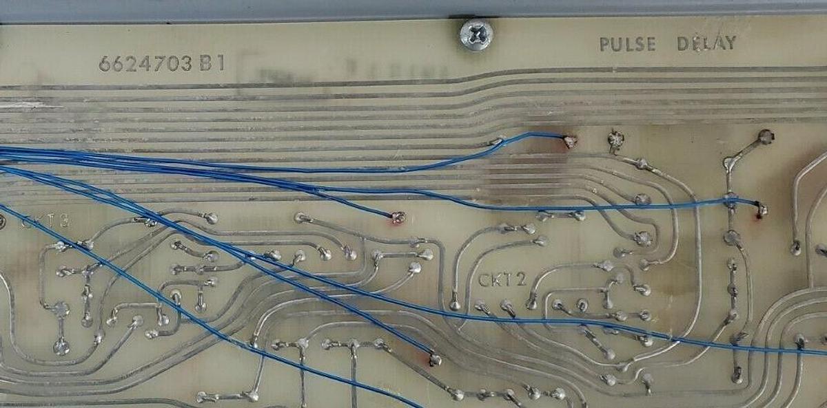 Used BAILEY CONTROLS 6624705A1 BRC PULSE ANALYZER PULSE DELAY BOARD 6624703-B1 191257