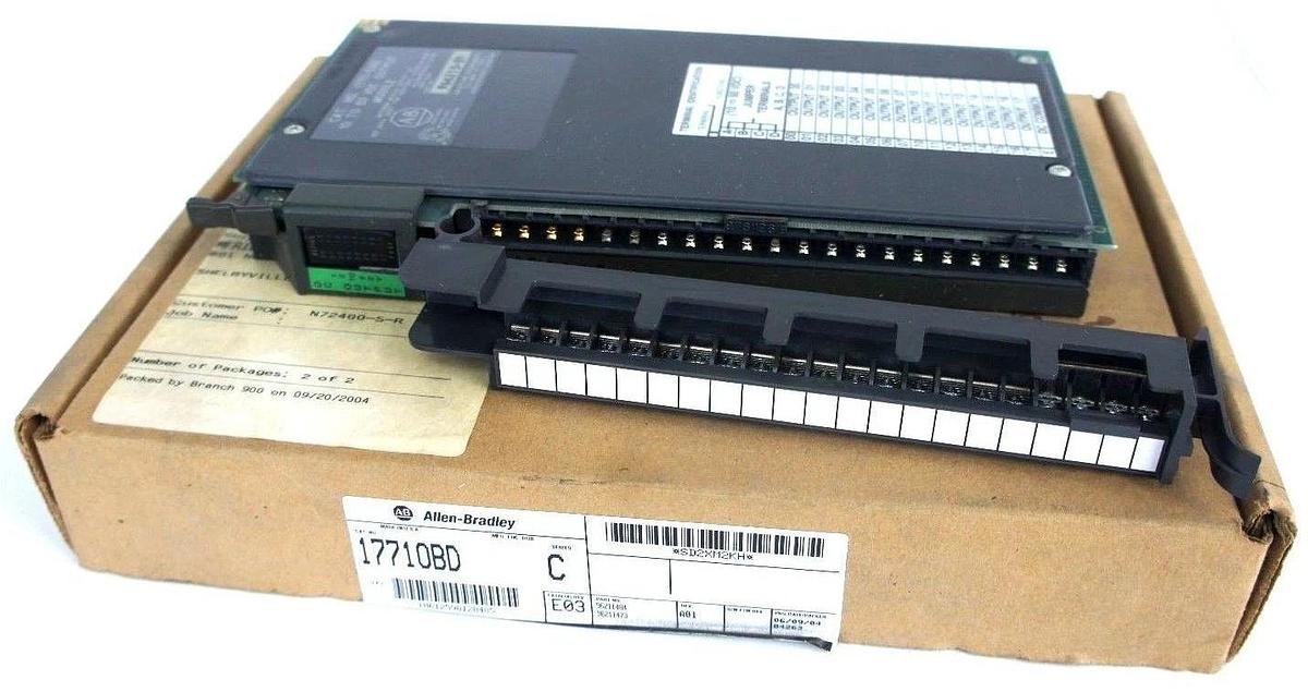 Used ALLEN BRADLEY 1771-OBD OUTPUT MODULE 10-60VDC P/N 966215-01 1771OBD