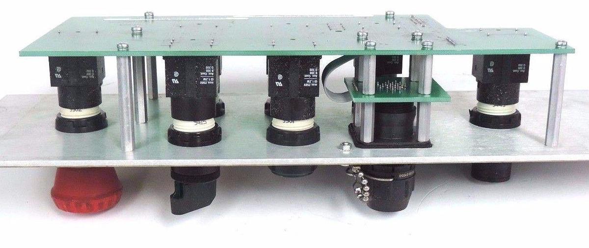 Used PANASONIC ADEPT TECH 10330-00375 CONTROL PANEL WITH PUSH BUTTONS 1033000375