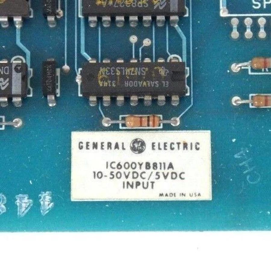 Refurbished GENERAL ELECTRIC FANUC IC600YB811A INPUT MODULE 10-50VDC/5DC - REPAIRED
