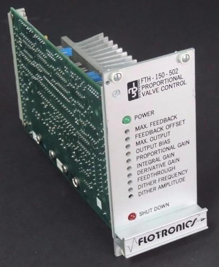 Used FLOTRONICS FTH-150-502 PROPORTIONAL VALVE CONTROL UNIT FTH150502
