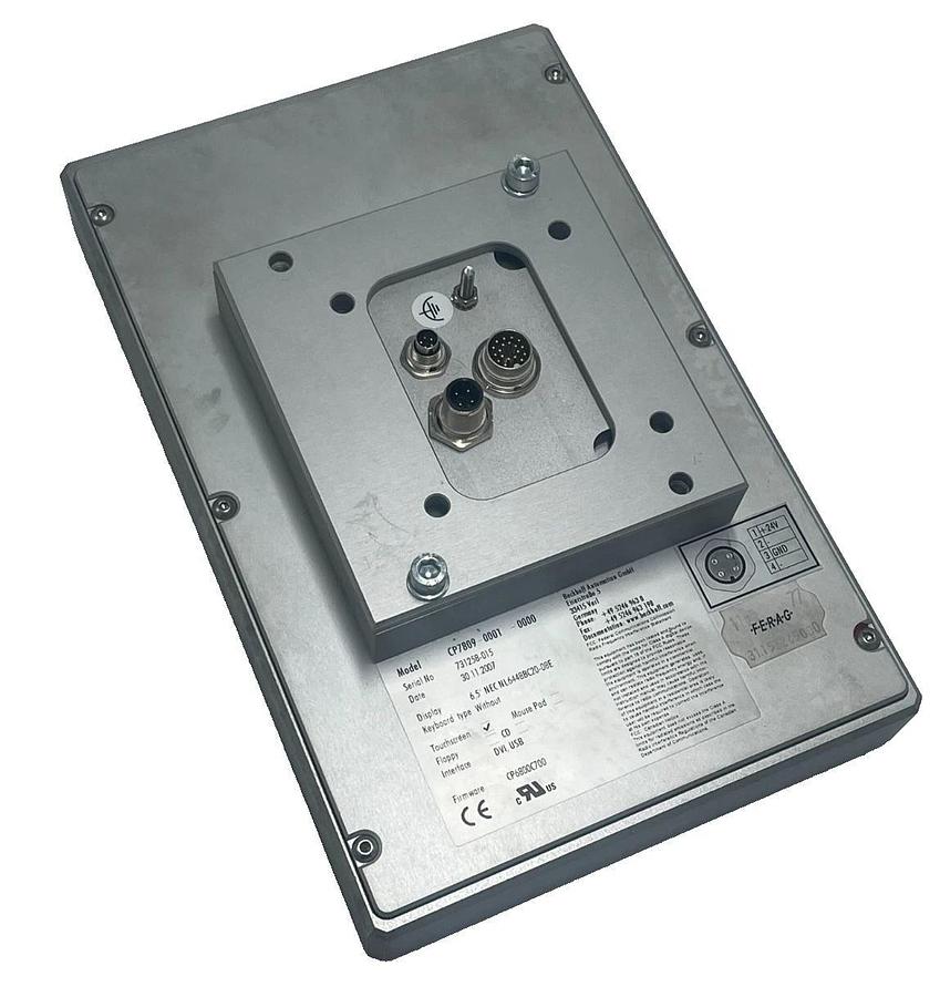 Used BECKHOFF FERAG CP7809-0001-0000 Control Panel 6.5" TFT Resistive Touch DVI USB