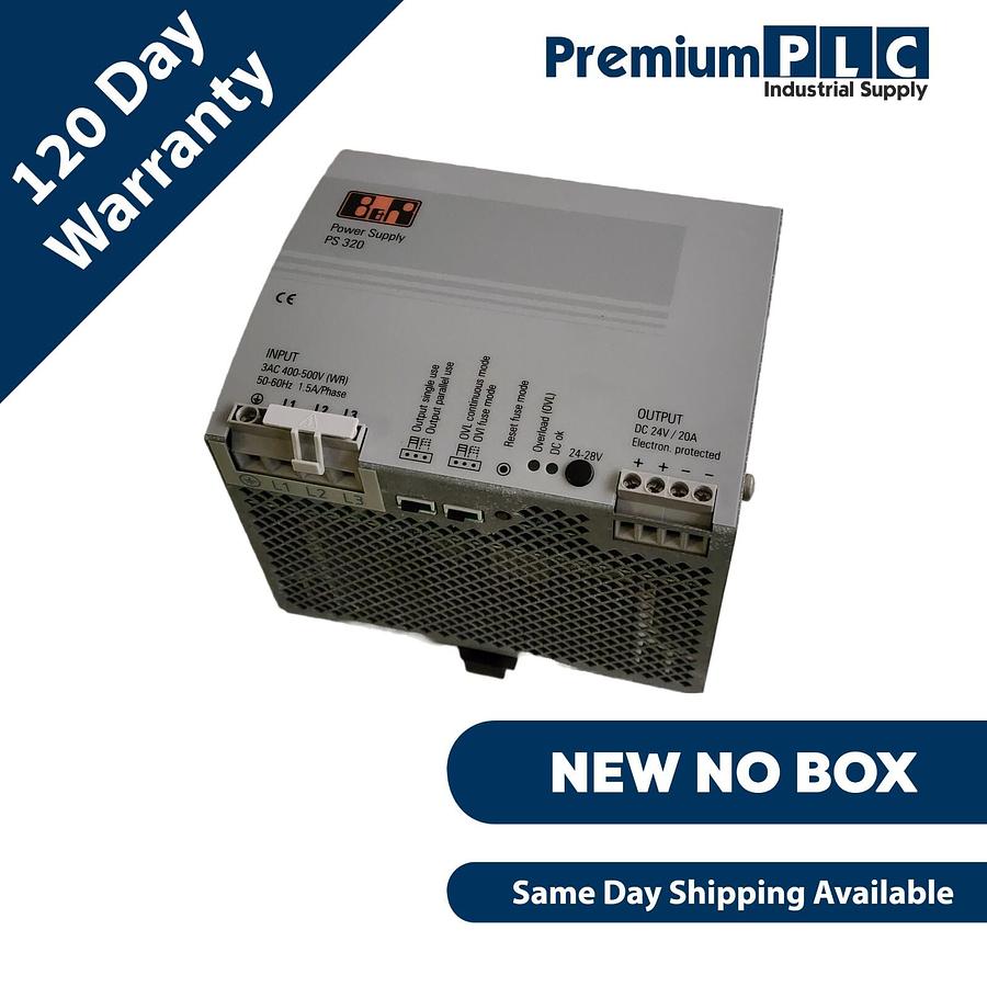 Used NEW B&R 0PS320.1 / OPS320.1 REV. C0 ACOPOS POWER SUPPLY 24VDC, 3-PHASE, 20A