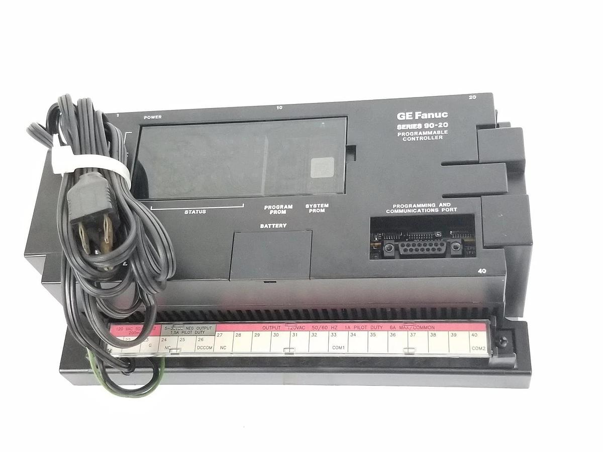 Used GE FANUC IC692MAA541C SERIES 90-20 PROGRAMMABLE CONTROLLER 120 VAC IC692CPU211D