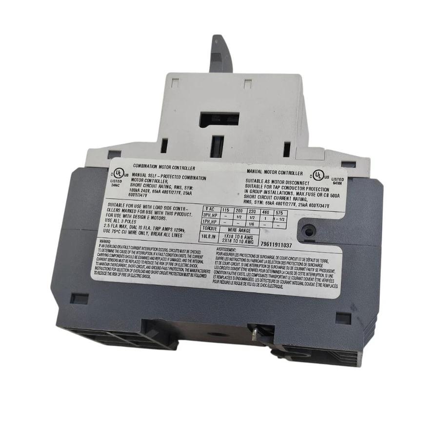 NEW LS ELECTRIC MMS-32H MANUAL MOTOR STARTER MMS32H (1.6-2.5A)