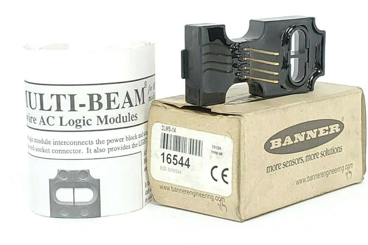 Used NIB BANNER 2LM5-14 LOGIC MODULE 2LM514, 16544