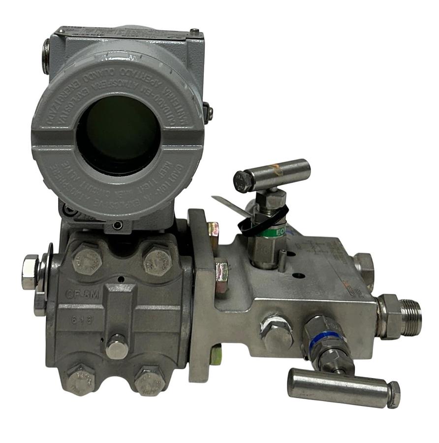 Used SMAR LD301 HART SMART PRESSURE TRANSMITTER 1/2'' W/ LONE STAR MANIFOLD ASSY USNP