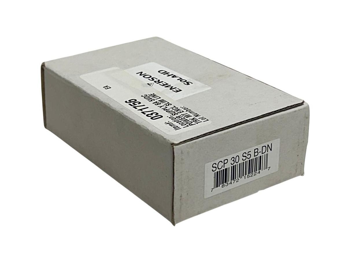 EMERSON SOLA HD SCP30 S5B-DN / SCP30S5BDN SLIM POWER SUPPLY 5VDC OUTPUT NSMP