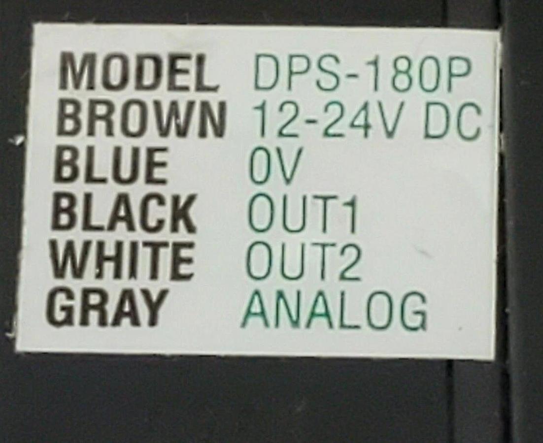Used NUMATICS DPS-180P PRESSURE SENSOR DIGITAL 2M CABLE 12-24VDC, DPS180P