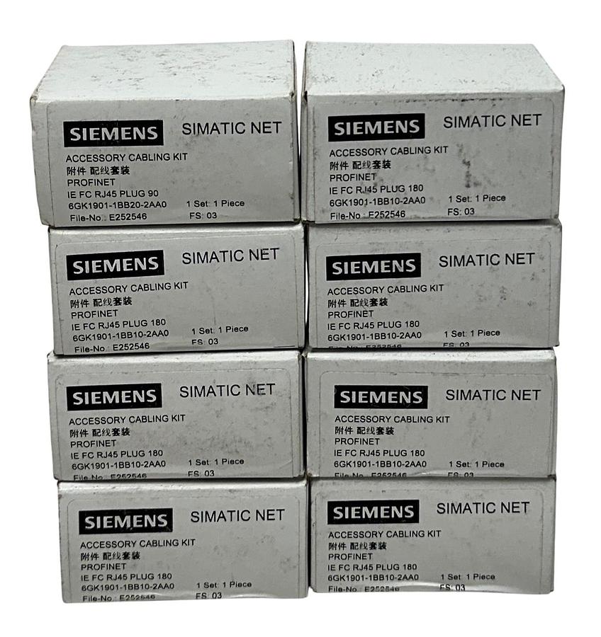 8 SIEMENS 6GK1901-1BB10-2AA0 / 6GK19011BB102AA0 SIMATIC NET CABLING KIT OEM NSFS