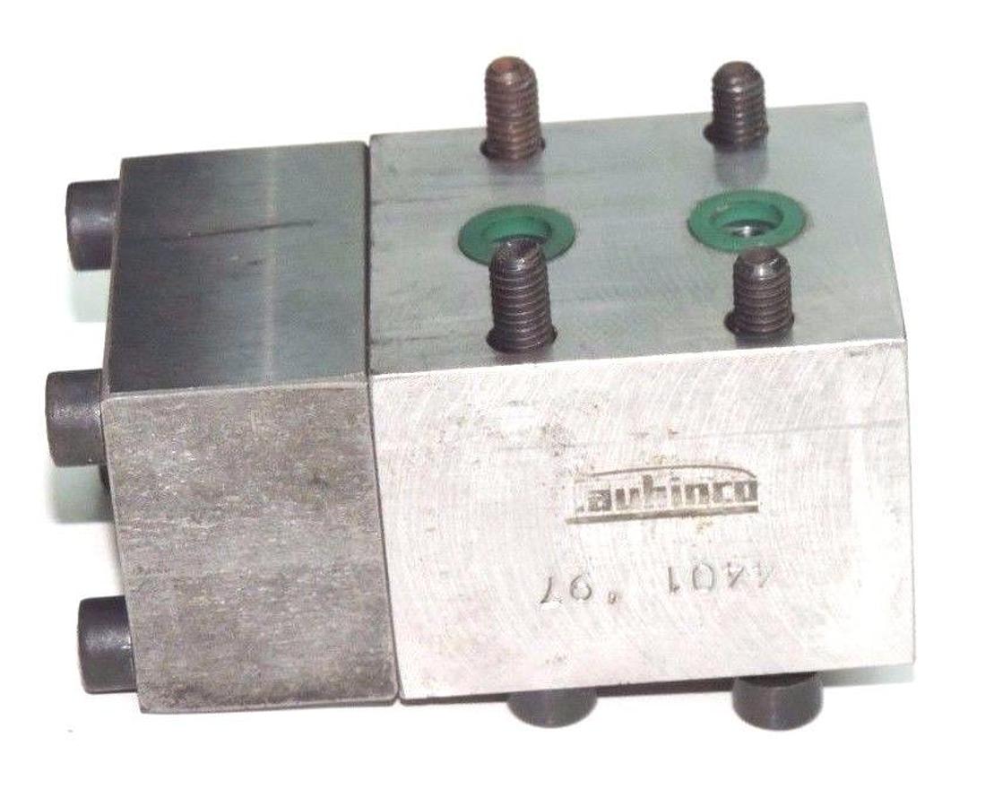 Used LOT OF 2 REPAIRED HAUHINCO 6358470 HYDRAULIC VALVES 700BAR HFA MEDIUM 3DN