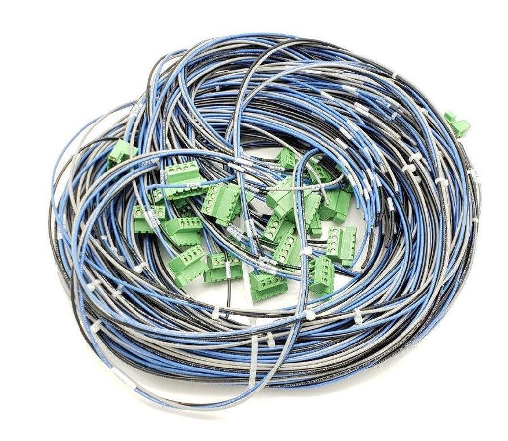 Used LOT OF 25 WEATHERFORD 02071629 REV A VSD FAULT TO IF CABLE ASSEMBLIES 2071629