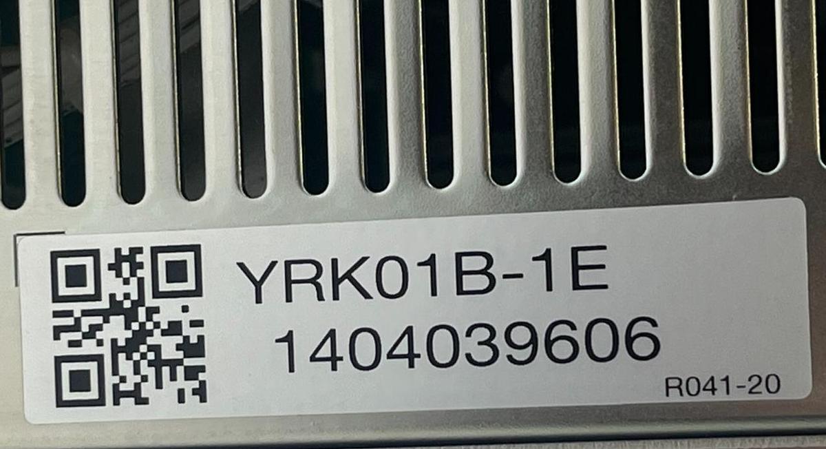Used Yaskawa JZNC-YRK01B-1E Motoman DX100 CPU Rack Chassis - PN 155622-2