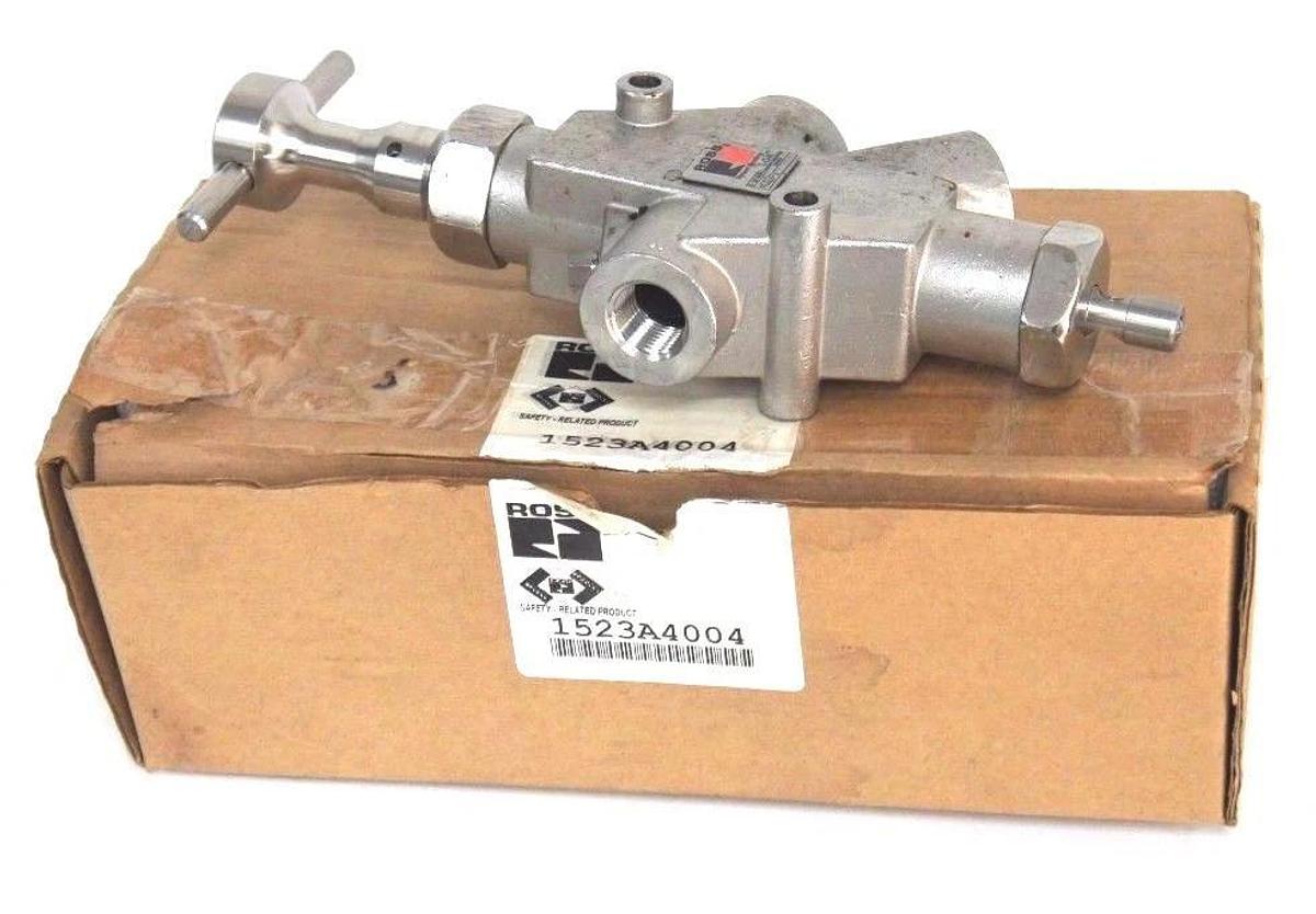 Used NIB ROSS 1523A4004 L-O-X ENERGY ISOLATION VALVE 0-20 BAR