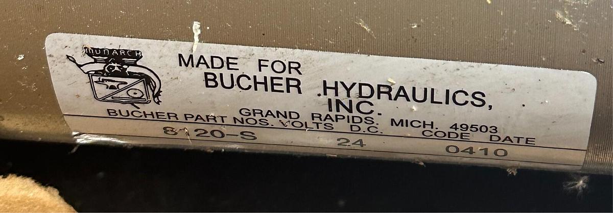 Used BUCHER HYDRAULICS M-304-0315 / 8120-S MONARCH Dyna-Jack POWER UNIT 24VDC NSMP