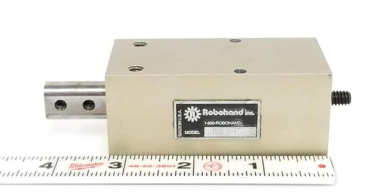 NEW ROBOHAND INC. RN-3-1 AIR CYLINDER LINEAR SLIDE ACTUATOR RN31
