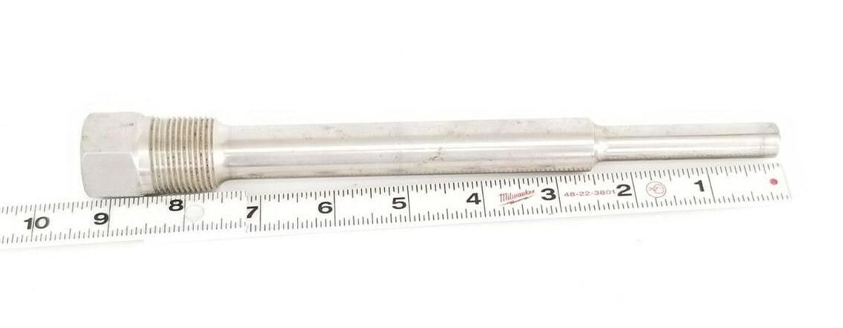 Used OMEGA 304SS THERMOWELL 9-1/4'' IN. OVERALL LENGTH 3/4'' IN. THREAD