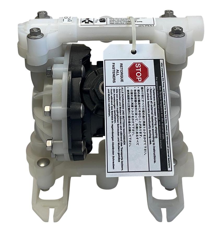 Used GRACO D55A11 HUSKY 515 PVDF 1/2'' NPT DIAPHRAGM PUMP 15-57GPM OEM NSMP