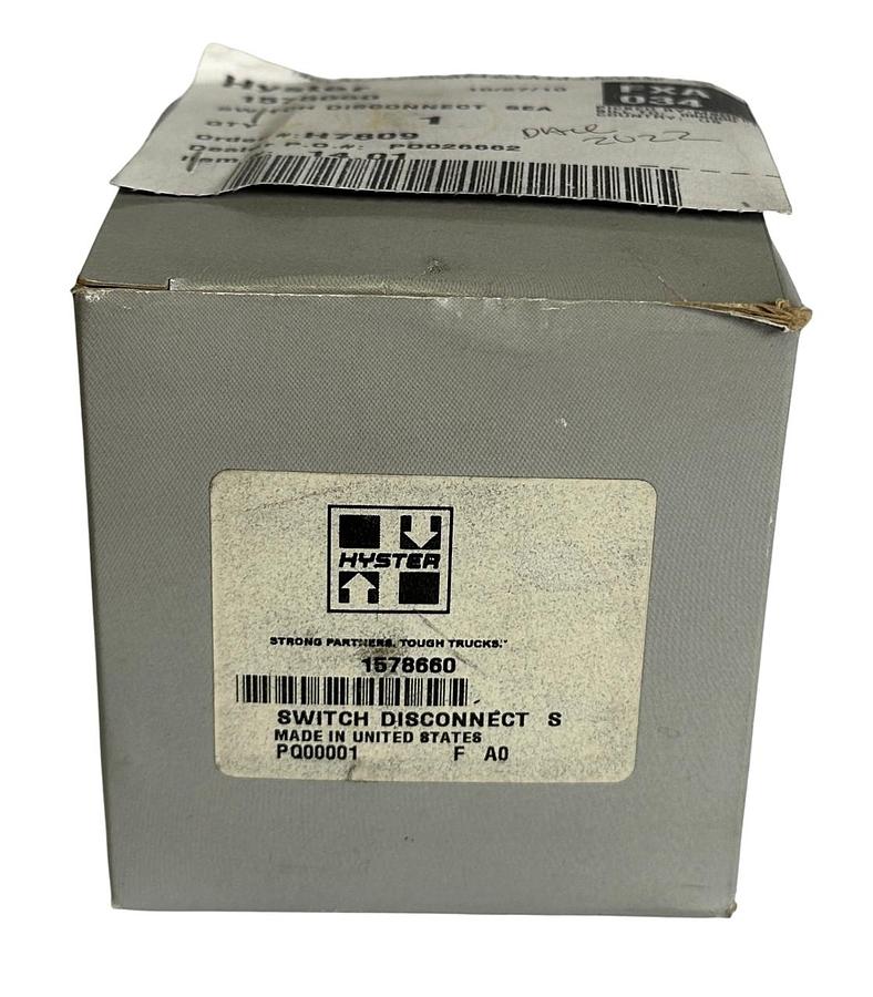 Used HYSTER 1578660 / HY1578660 OEM DISCONNECT SWITCH FOR FORKLIFT 707B