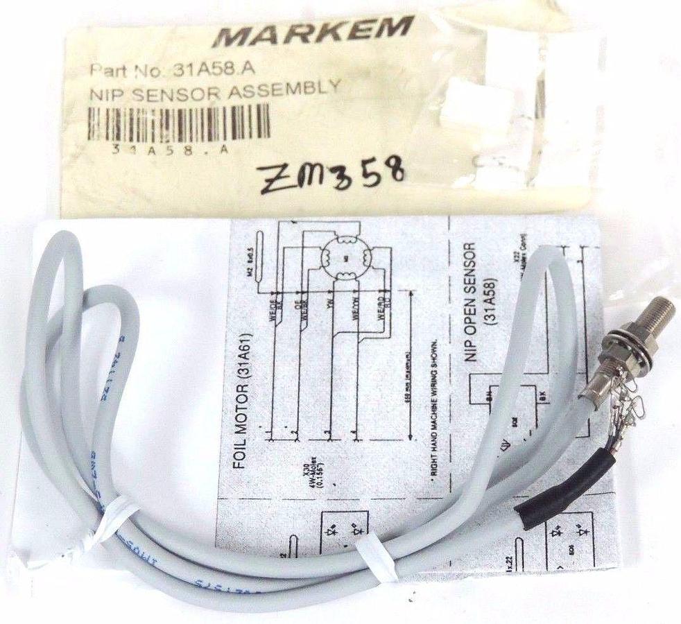 NEW MARKEM 31A58.A NIP SENSOR ASSEMBLY 31A58A