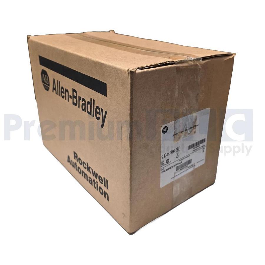 Used ALLEN BRADLEY VPL-B1153F-PK14AA /A KINETIX VPL LOW INERTIA SERVO MOTOR 480V NSFS